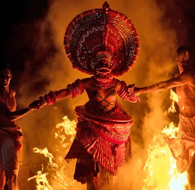 Theyyam cultural performance